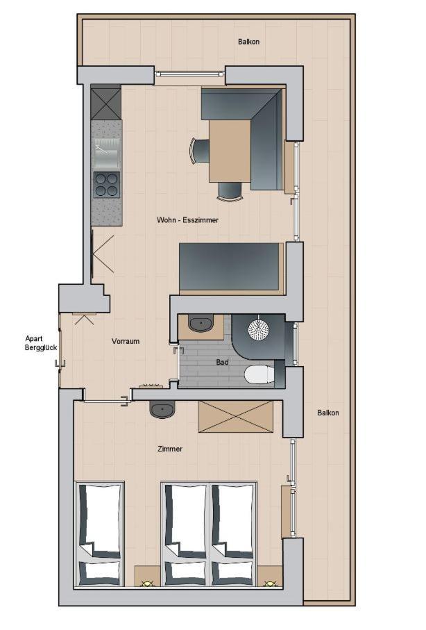 Pienz Apart Oetz Buitenkant foto